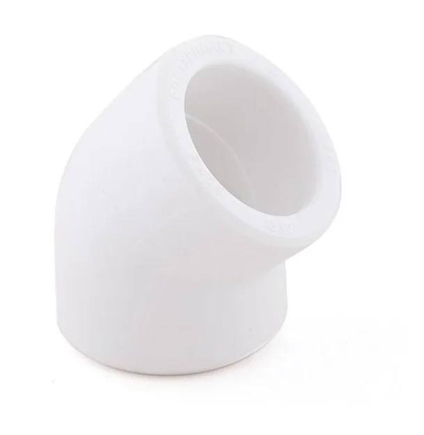 Угольник PP-R белый внутренняя пайка Дн 40x45гр RTP (РосТурПласт) 10827