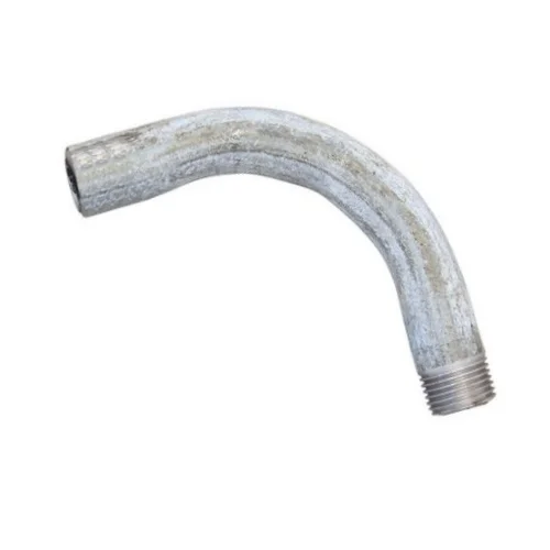 Отвод стальной гнутый однорезьбовой оцинк Ду15 (Дн21,3х2,5) из труб по ГОСТ 3262-75, DN 15, 1/2 дюйма