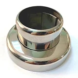 Крепление стойки цанга (зеркало) 50,8, марка AISI 304