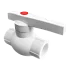 Кран PP-R шаровой белый внутренняя пайка Дн 40 VALFEX 10144040