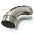 Отвод поручня AISI 304 50.8х1.5 оконечный капля (зеркало)
