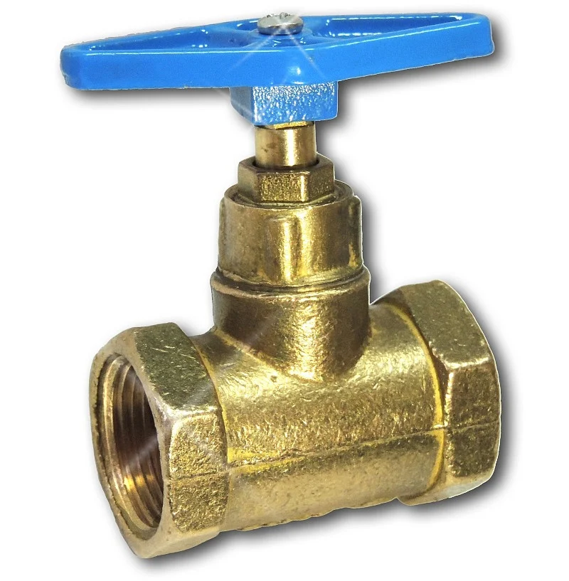 Клапан запорный латунь 15б3р Ду 15 Ру16 ВР прямой ТУ 206-3973235-01-93 Цветлит ZW20004, DN 15, 1/2 дюйма