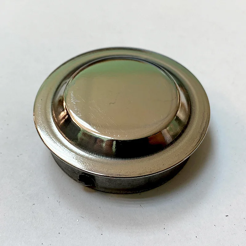 Заглушка фигурная, штамп. (зеркало) 42,4, марка AISI 304