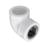 Угольник PP-R комбинированный белый ВР Дн 25x3/4" RTP (РосТурПласт) 10793