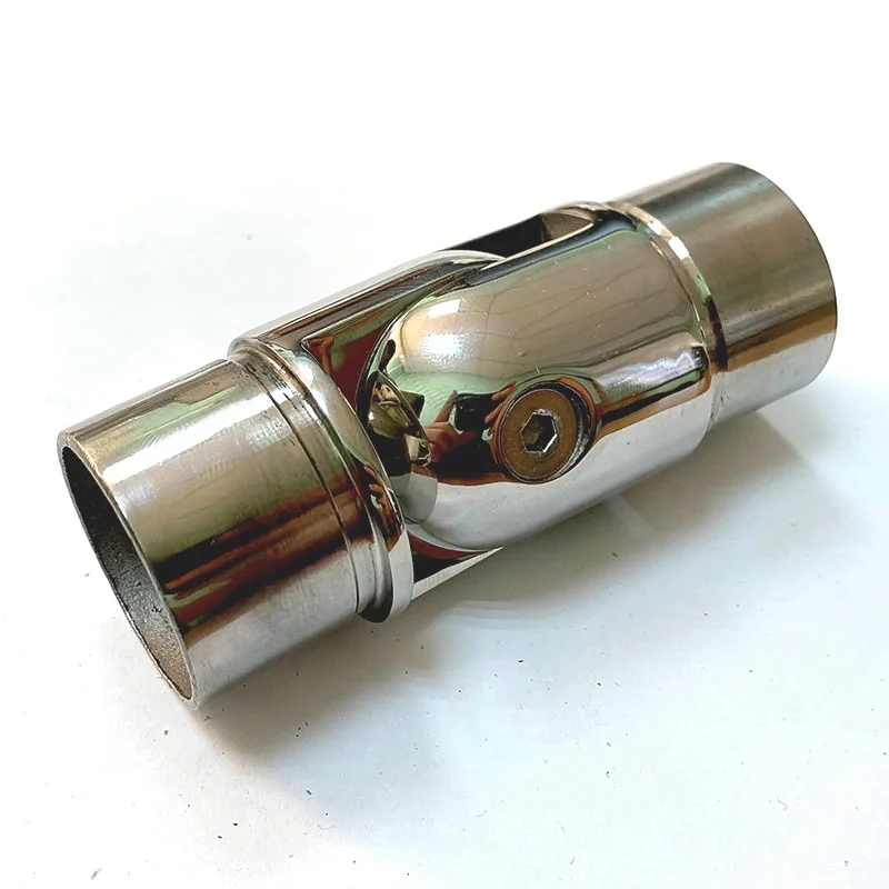 Отвод поручня AISI 304 50.8х1.5 угольник (зеркало)