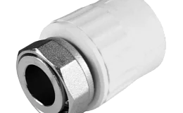 Муфта PP-R комбинированная белая с накидной гайкой Дн 32х1 1/4" на метал. штуцере VALFEX 10139132