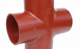 Крестовина чугун SML Ду 125х100х100х90гр б/растр, DN 125