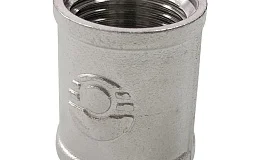 Муфта латунь никель Ду 50 (2") ВР VALFEX VF.170.N.200, DN 50