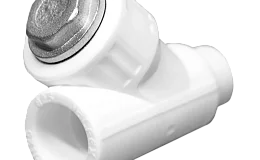 Фильтр PP-R сетчатый белый внутр/наруж пайка Дн 32х45гр VALFEX 10142032