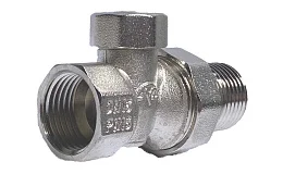 Клапан запорный для радиатора Ду 20 прямой Россия 00821000, DN 20, 3/4 дюйма