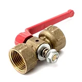 Кран для манометра 3-ходовой 11б18бк(у)1 Ду 15 Ру16 ВР G1/2"-М20х1,5 рук Пензапромарматура 02111212, DN 15, 1/2 дюйма