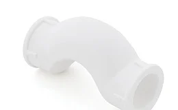Скоба PP-R белая внутренняя пайка Дн 20 обводная с муфтами RTP (РосТурПласт) 10714