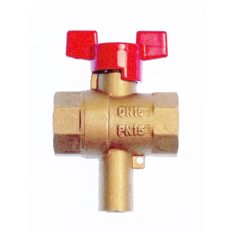 Кран д/термодатчика шаровой 11б27п(т)1 Ду 15 Ру16 ВР Пензапромарматура 01411011, DN 15, 1/2 дюйма