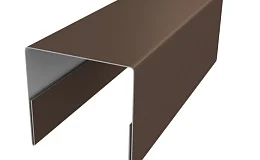 Планка заборная 0,45x20x22x17x2000 RAL8017 шоколадно-коричневый