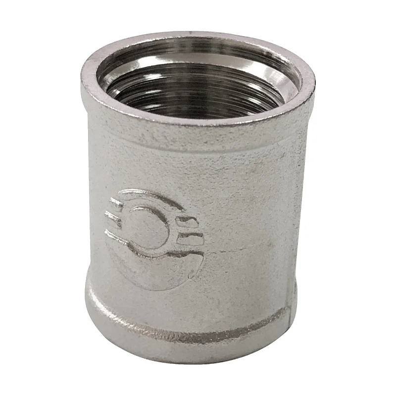 Муфта латунь никель Ду 40 (1 1/2") ВР VALFEX VF.170.N.112, DN 40