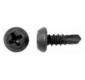 Саморез по металлу СМК 3.5х11 оксид. со сверлом пакет