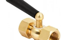 Кран для манометра 3-ходовой латунь Ду 15 Ру25 ВР G1/2" с рукояткой без фланца Росма 6160, DN 15, 1/2 дюйма