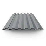 Профнастил окрашенный С21 0.5х1000 RAL 7004 длина под заказ