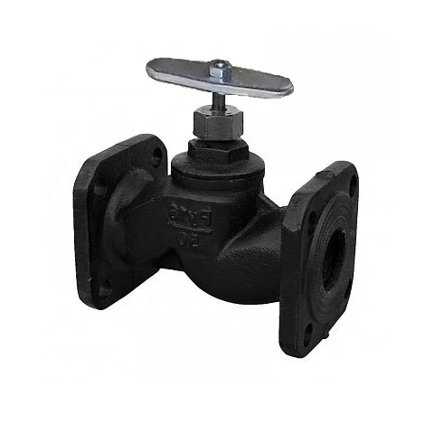 Клапан запорный чугунный 15кч19п Ду50 Ру16 фланцевый, DN 50