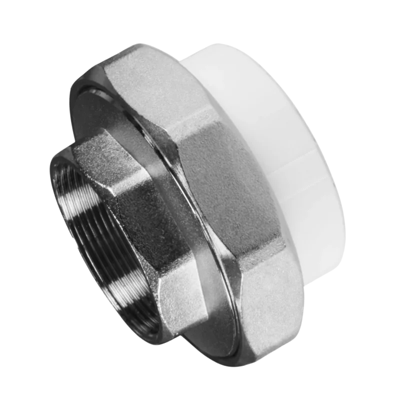 Муфта PP-R комбинированная под ключ белая ВР Дн 110х4" VALFEX 10134110