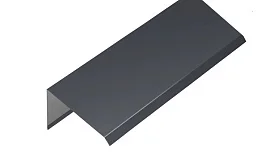 Планка торцевая 0,45x100x125x2000 RAL7024