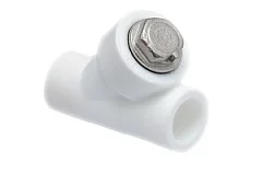 Фильтр PP-R сетчатый белый внутр/наруж пайка Дн 25x45гр RTP (РосТурПласт) 10845