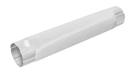 125/100 Труба круглая соединительная 1000мм RAL9003