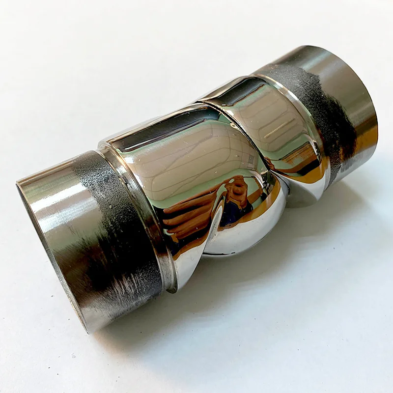 Поворот 50.8x1.5 KM712 AISI 304 регулируемый зеркало AISI 304 (08Х18Н10)