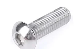 Винт полукр/гол,внутр/шестигр. ISO 7380-1 из нерж. стали А2-70 (AISI 304)  8*20 (200 штук)