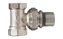 Клапан запорный радиаторный угловой с уплотнительным кольцом 1/2 MC THERMA Q