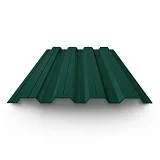 Профнастил окрашенный НС44 0.5х1000 RAL 6005 длина под заказ