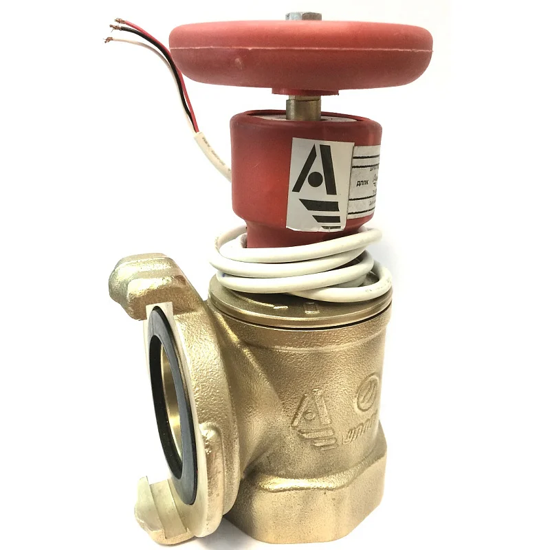 Клапан пож лат угл 90 гр КПАЛ 50 Ду 50 1,6 МПа муфт/соед гол 50мм с датч пол ДППК 20.5 Апогей 110054, DN 50