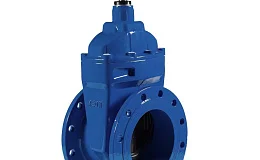 Задвижка чугунная тип МЗВ 30ч39р Ду200 Ру16  120C открытая гайка, DN 200