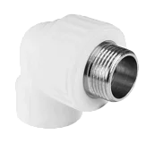 Угольник PP-R комбинированный белый НР Дн 32х1/2" VALFEX 10126232