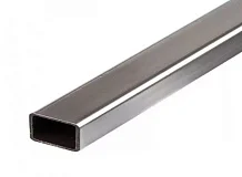 Трубы нержавеющие электросварные ЭСВ прямоугольные 40х20х1.2 зерк имп ASTM A554, длина 6 м, марка AISI 304 (08Х18Н10)