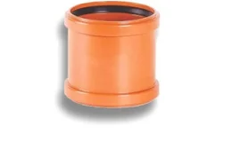 Муфта НПВХ ремонтная коричневая Дн 110 б/нап в/к Хемкор 2491099