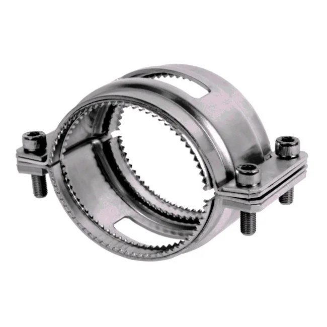 Хомут сталь SML Kombi Kralle Ду 100 усиливающий, DN 100