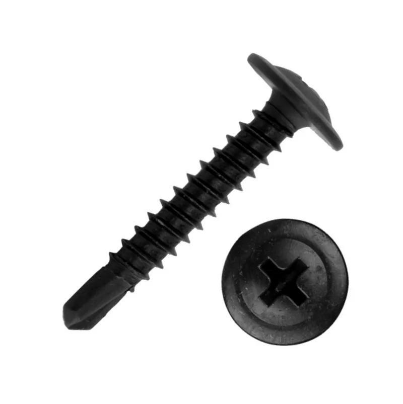 Саморез с прессшайбой 4.2х41 со сверлом фосфат