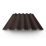 Профнастил окрашенный 0.5х1100х2000 RAL 8017 Россия С20