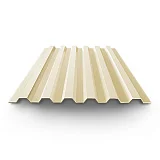 Профнастил окрашенный 0.45х1000х RAL 1015 , профиль С21  длина под заказ