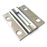 Боковой крепеж стойки сварной (зеркало) 38,1, марка AISI 304