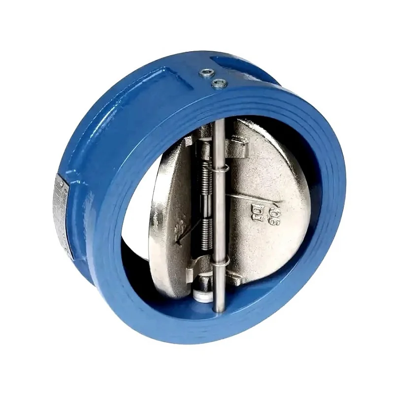 Клапан обратный чуг двухстворчатый Ду400 Ру16 межфл створки чугун, DN 400