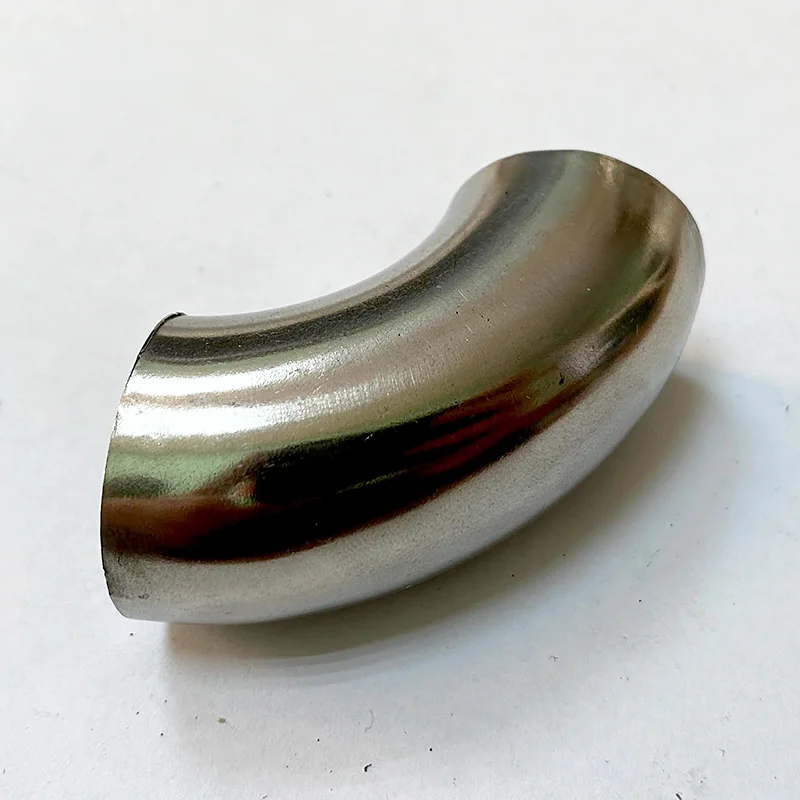 Отвод поручня AISI 304 25.1х1.5х65 под сварку (шлифованный 400G)