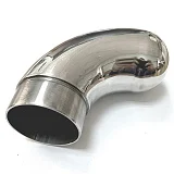 Отвод поручня AISI 304 50.8х1.5 оконечный капля (зеркало)