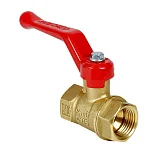 Кран шаровой латунь 11Б27фт1М Ду20 Ру40 ВР рычаг VALFEX VF.214.LR1.034.N/P59, DN 20, 3/4 дюйма