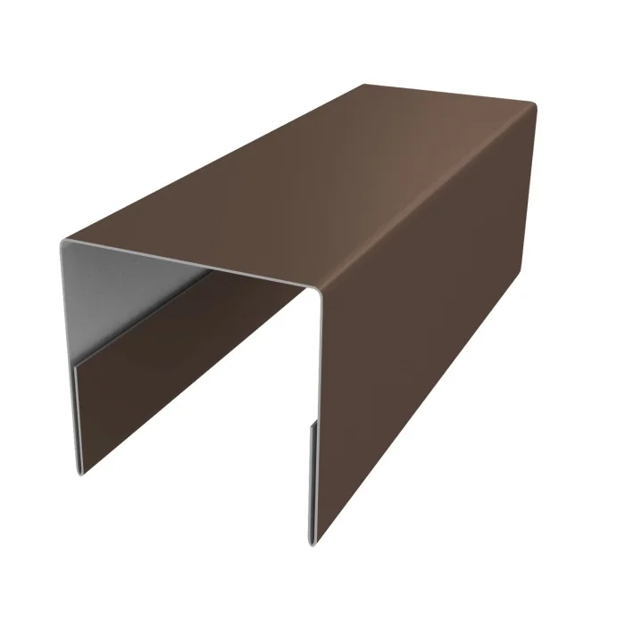 Планка заборная 0,45x23x10x16x2000 RAL8017 шоколадно-коричневый