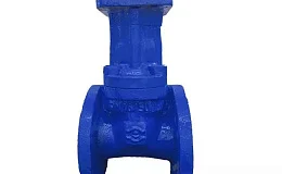 Задвижка чугун аналог МЗВ обрезиненный клин Ду 50 Ру16 до +75С фл под эл/привод Завод им Гаджиева ., DN 50