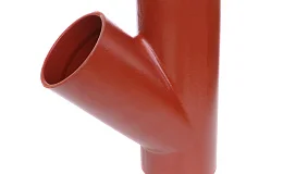 Тройник чугун SML Ду 150х150х45гр б/растр, DN 150