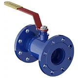 Кран шаровой цельносварной фланцевый 11с67п 2ЦФ.00.1 DN125/100 PN16 L=255 мм МАРШАЛ