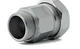 Муфта стальная оц ремонтная Ду 15 (Дн 19,7-21,8) НР/обж. гайка 1/2" 16101 Сансфера, DN 15, 1/2 дюйма